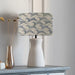 Dakota Eva & Albury Complete Table Lamp Ecru/River