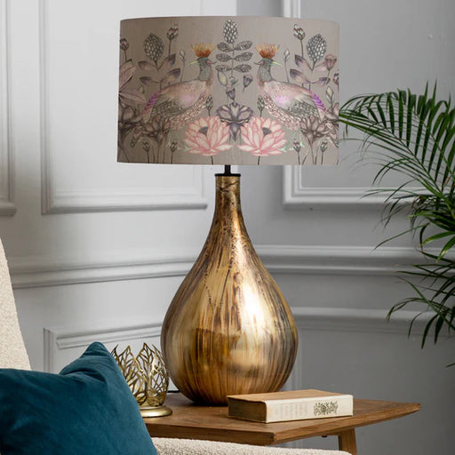 Ahura Eva & Allegra Complete Table Lamp Glass/Bronze