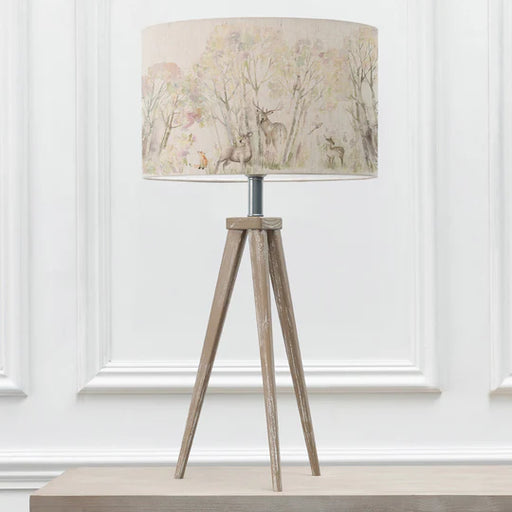 Enchanted Forest Eva & Aratus Complete Table Lamp Grey/Forest