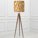 Rowan Anna & Aratus Complete Floor Lamp Nut/Gold