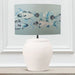 Barbeau Eva & Edessa Complete Table Lamp Ecru/Seafoam