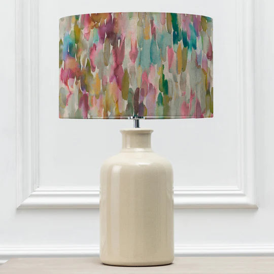 Azima Eva & Elspeth Complete Table Lamp Cream/Lotus