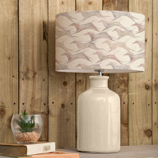 Dakota Eva & Elspeth Complete Table Lamp Cream/Sepia