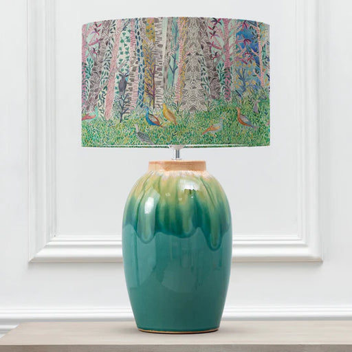 Whimsical Tale Eva & Eucalypt Complete Table Lamp Aqua/Dawn