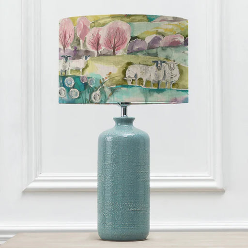 Buttermere Eva & Inopia Complete Table Lamp Teal/Linen