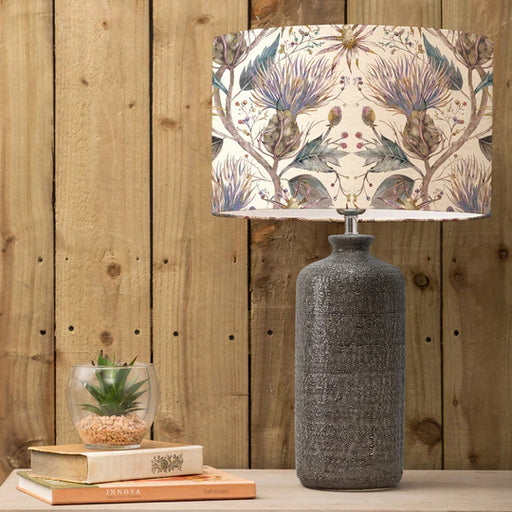 Varys Eva & Inopia Complete Table Lamp Grey/Pastel Linen