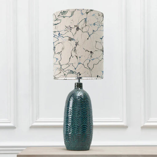 Carrara Anna & Jadis Complete Table Lamp Aqua/Frost