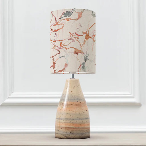 Carrara Anna & Japura Complete Table Lamp Sandstone/Rosewater