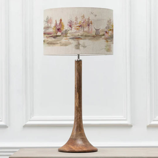 Caledonian Forest Eva & Kinross Complete Table Lamp Mango/Linen