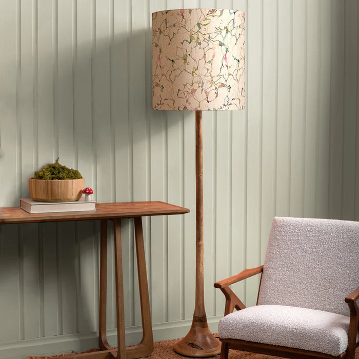 Carrara Anna & Kinross Complete Floor Lamp Mango/Meadow