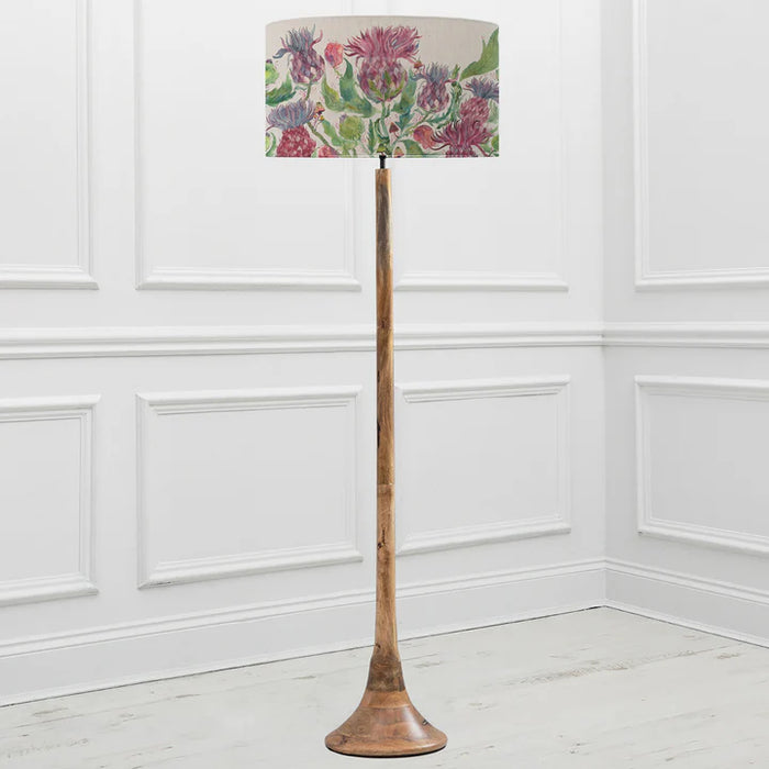 Fairytale Bristles Eva & Kinross Complete Floor Lamp Mango/Damson