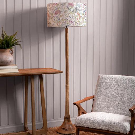 Hedgerow Eva & Kinross Complete Floor Lamp Mango/Linen