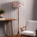 Leaping Into The Fauna Eva & Kinross Complete Floor Lamp Mango/Linen