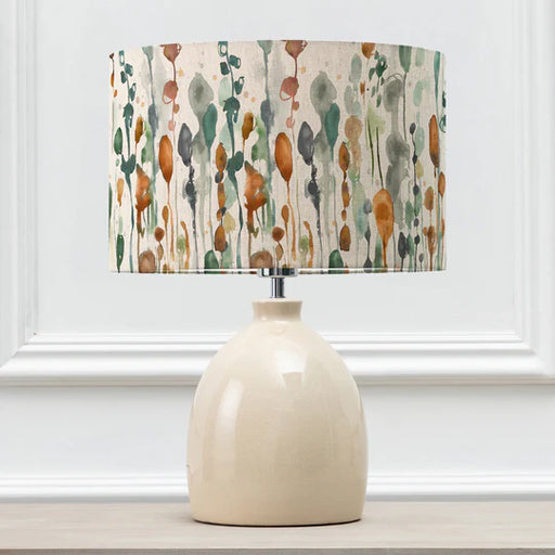 Arley Eva & Leura Complete Table Lamp Cream/Peridot