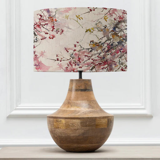 Brushwood Eva & Leven Complete Table Lamp Mango/Blossom