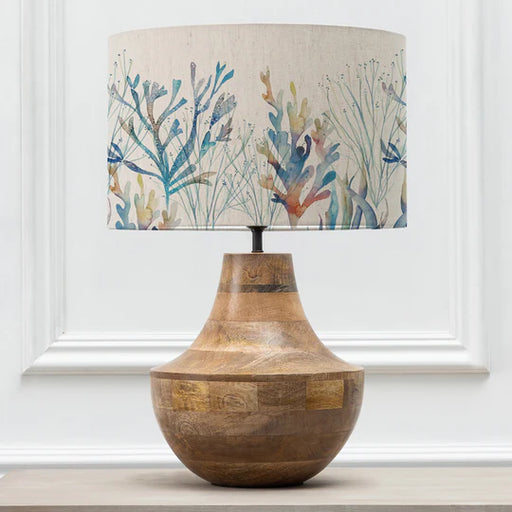 Coral Reef Eva & Leven Complete Table Lamp Mango/Kelpie