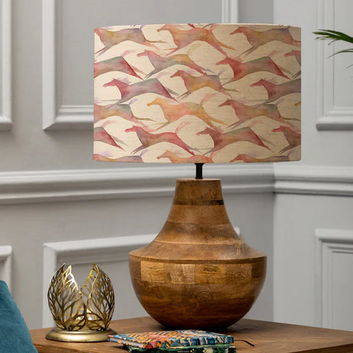 Dakota Eva & Leven Complete Table Lamp Mango/Sand