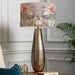 Acanthis Eva & Minerva Complete Table Lamp Glass/Bronze