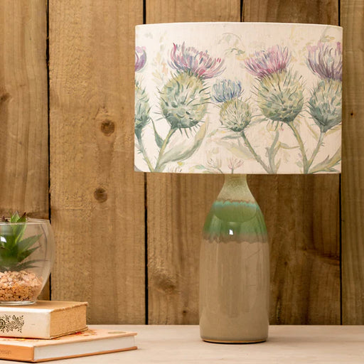 Thistle Glen Eva & Narvi Complete Table Lamp Jade/Linen