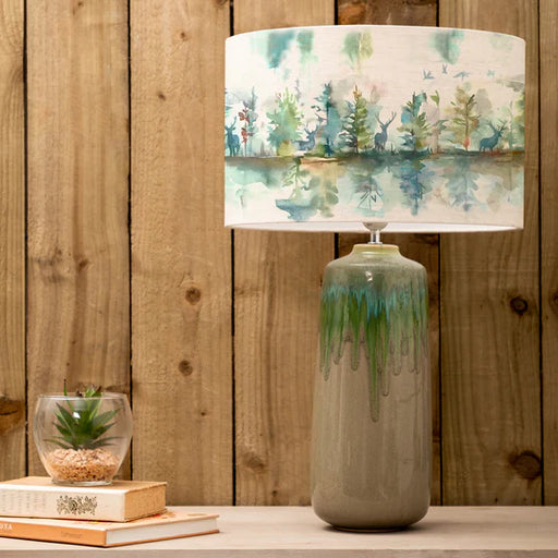 Wilderness Eva & Neo Complete Table Lamp Jade/Topaz