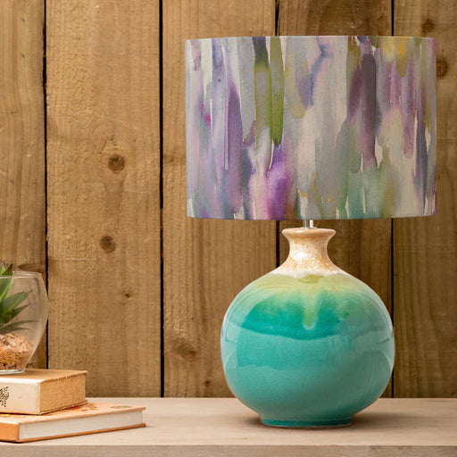 Azima Eva & Neso Complete Table Lamp Aqua/Indigo