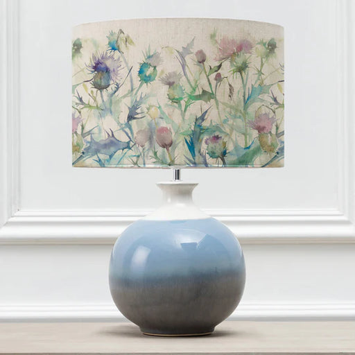 Cirsium Eva & Neso Complete Table Lamp Sky/Damson