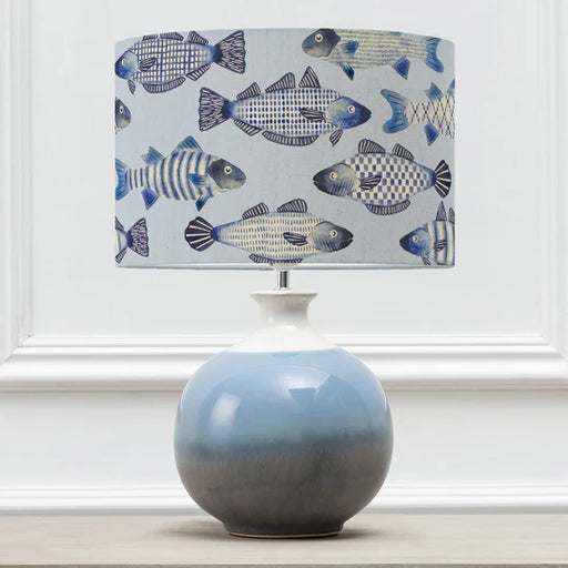 Cove Eva & Neso Complete Table Lamp Sky/Cobalt