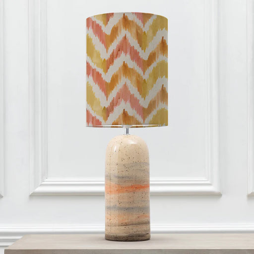 Carrara Anna & Ocefina Complete Table Lamp Sandstone/Rosewater