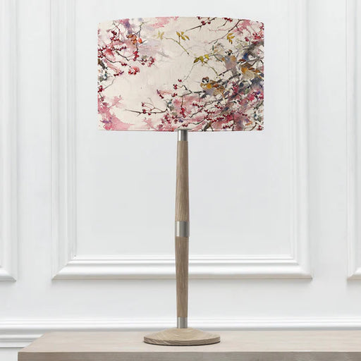 Brushwood Eva & Solensis Complete Table Lamp Grey/Blossom