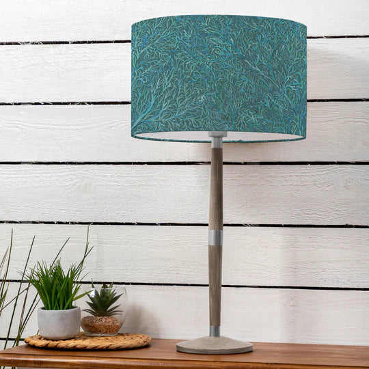 Coressa Eva & Solensis Complete Table Lamp Teal