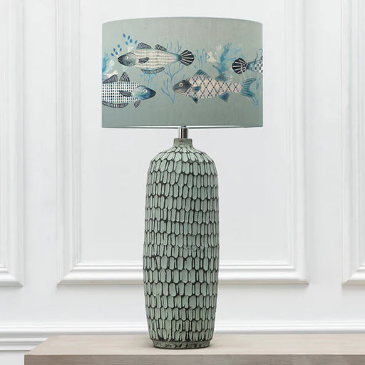 Barbeau Eva & Stornoway Complete Table Lamp Seafoam