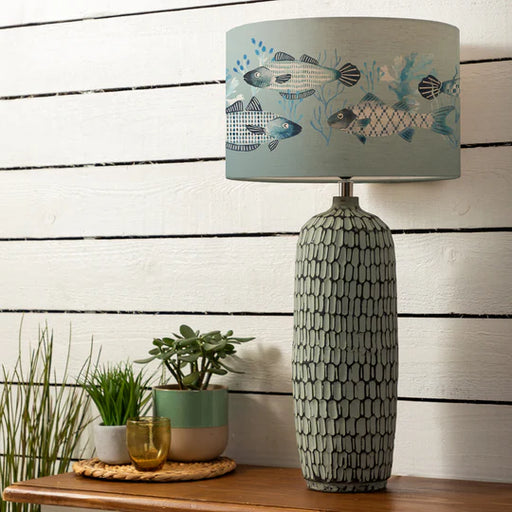 Barbeau Eva & Stornoway Complete Table Lamp Seafoam