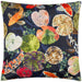 Waterproof Outdoor Cushion, Koi Pond Design, Midnight