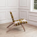 Manali Mango Wood Chair in Mustard - 84cm