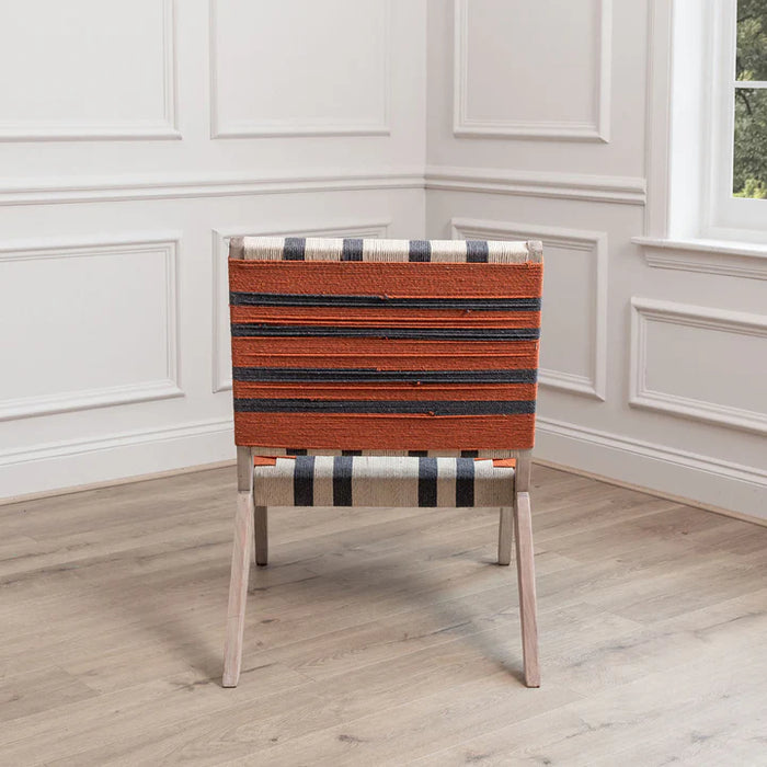 Manali Mango Wood Chair in Orange - 84cm