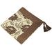 Mayflower Floral Jacquard Throw, Botanical, Brown, Mocha