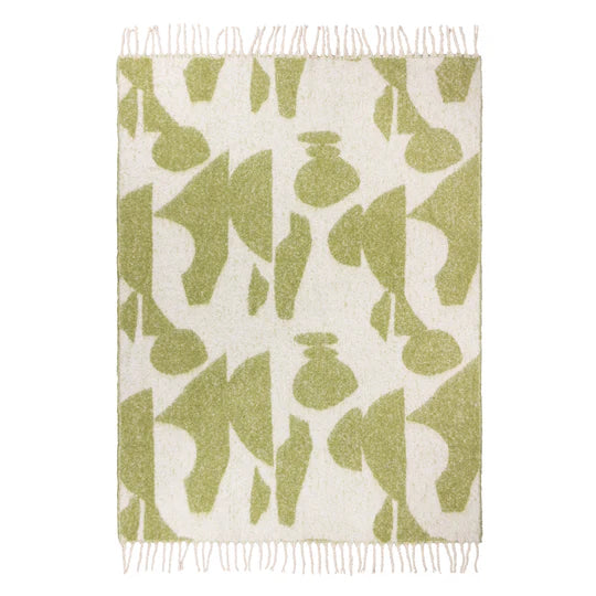 Meta Throw, Print, Olive ( Due Back In 14/03/2025 )