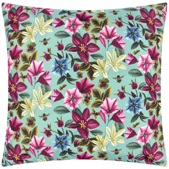 Waterproof Outdoor Cushion, Midnight Garden Birds Design, Multicoloured ( Due Back In  24/03/2025 )