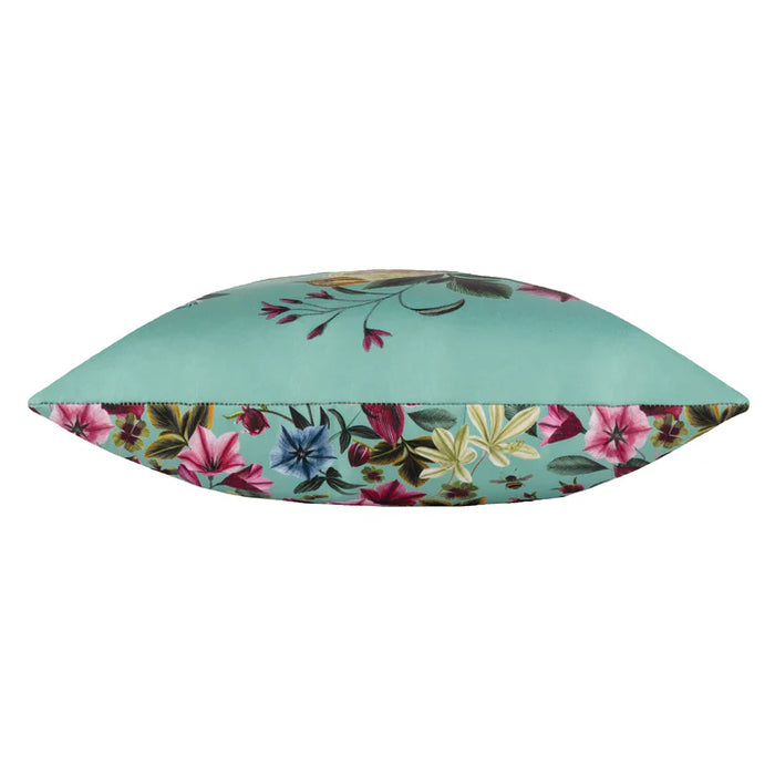 Waterproof Outdoor Cushion, Midnight Garden Birds Design, Multicoloured ( Due Back In  24/03/2025 )