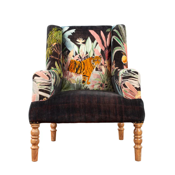 Midnight Jungle Chair Noir