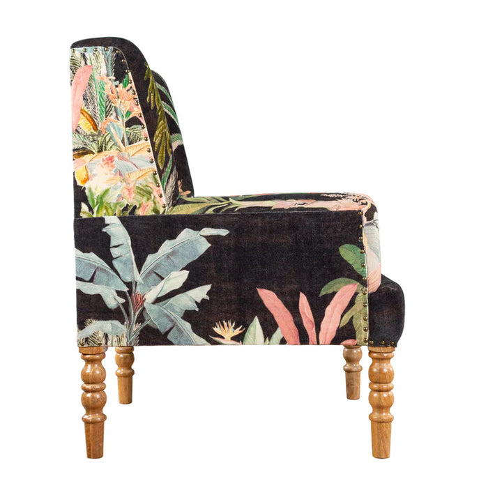 Midnight Jungle Chair Noir