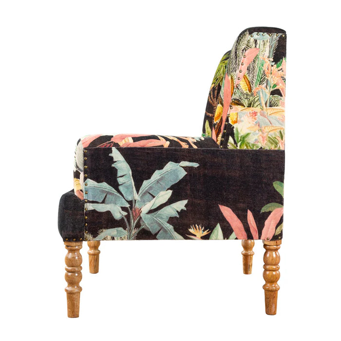 Midnight Jungle Chair Noir