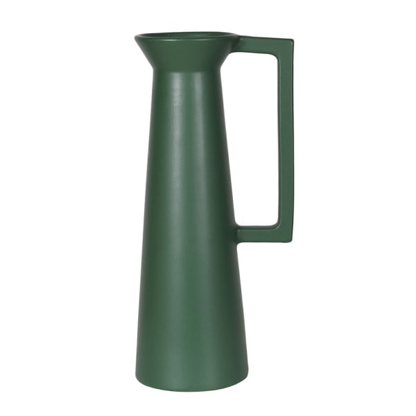 Matt Green Ceramic Vase – 36.5cm