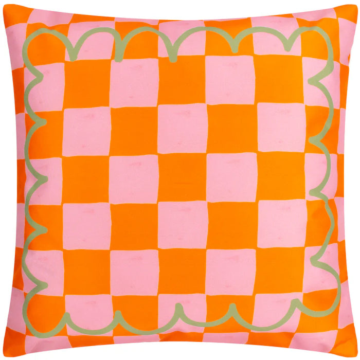 Waterproof Outdoor Cushion, Oranges Design, Orange, ( Due Back In 24/03/2025 )