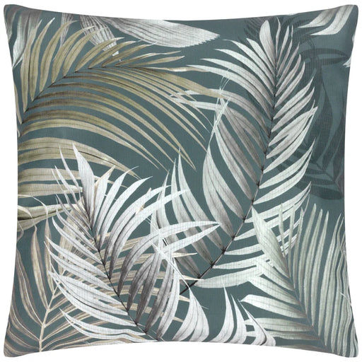 Waterproof Outdoor Cushion, Palma Botanical Design, Green