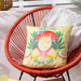 Waterproof Outdoor Cushion, Pina There Design, Yellow