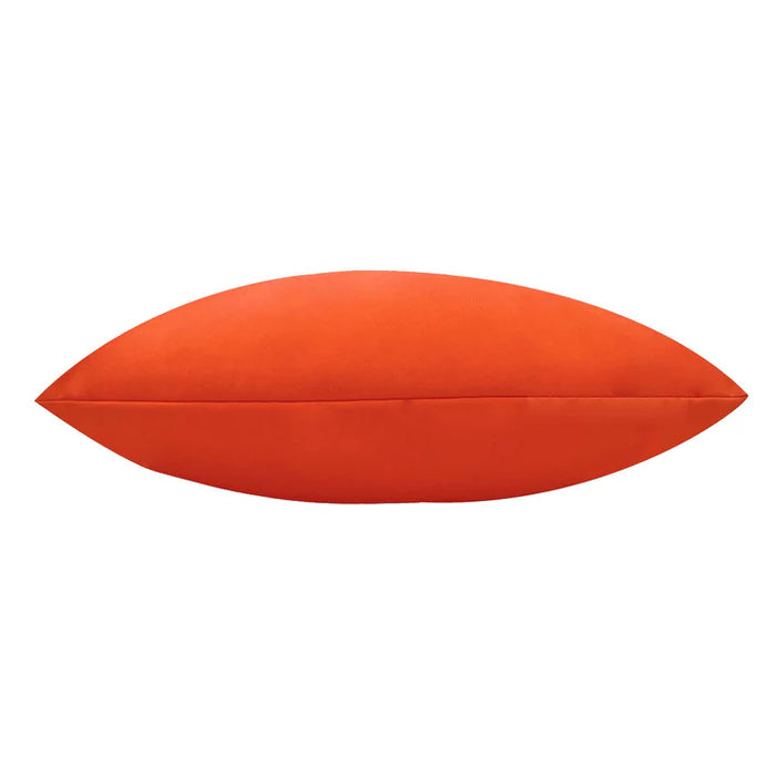 Waterproof Outdoor Cushion, Plain Neon Large Design, Orange