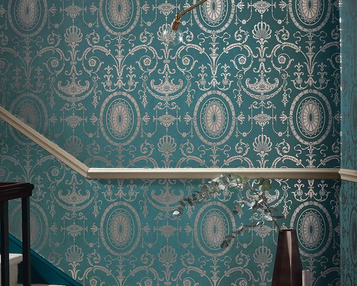 Little Greene Wallpaper - Pall Mall Brume