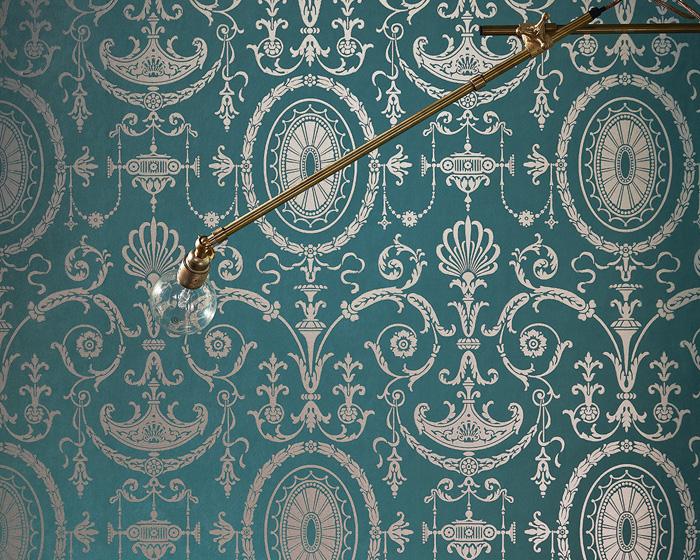 Little Greene Wallpaper - Pall Mall Brume