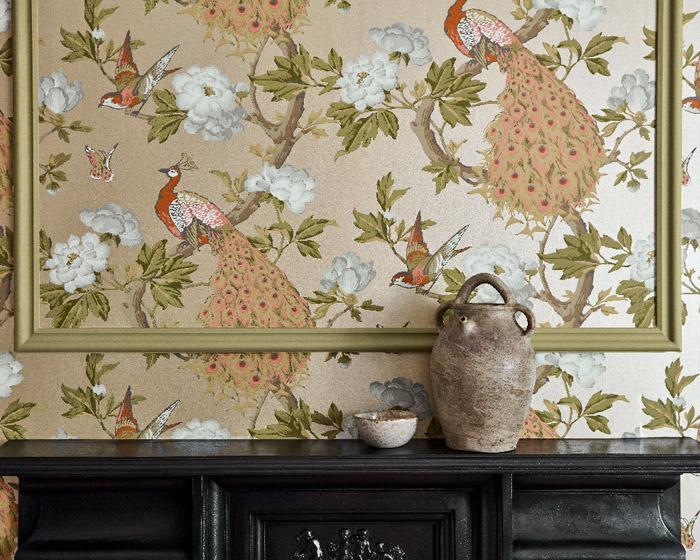 Little Greene Wallpaper - Pavona Pearle